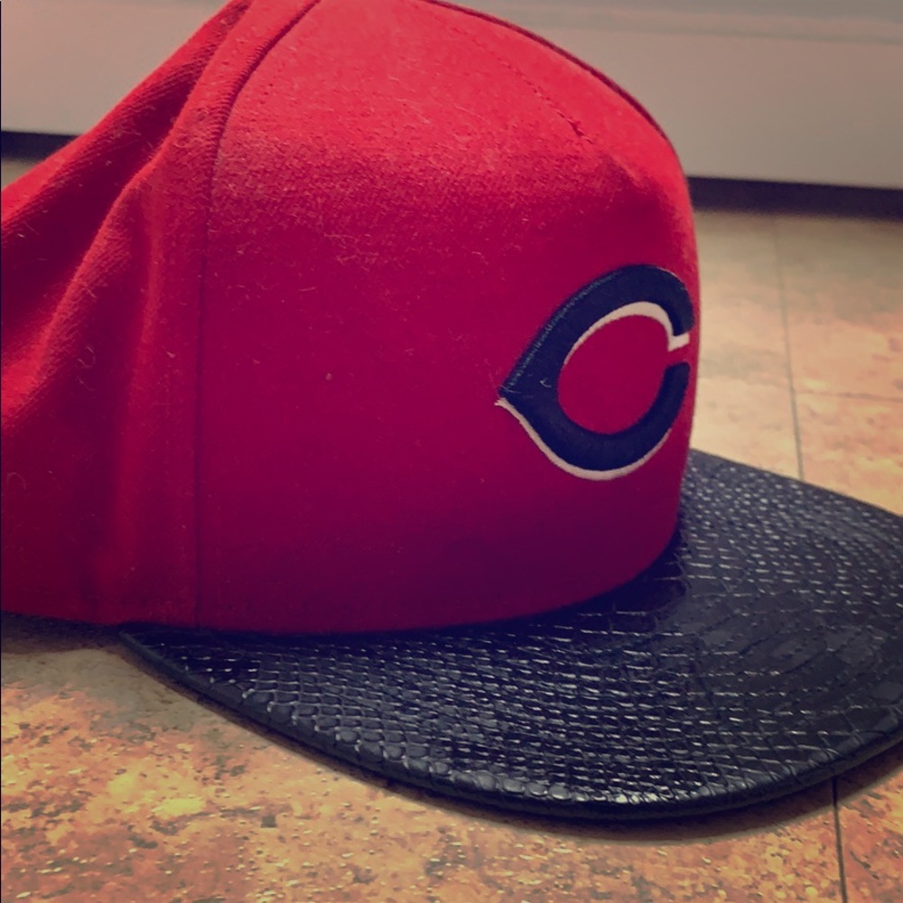 Cincinnati reds strap back hat